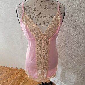 NWOT Silky Pink Chemise Lingerie